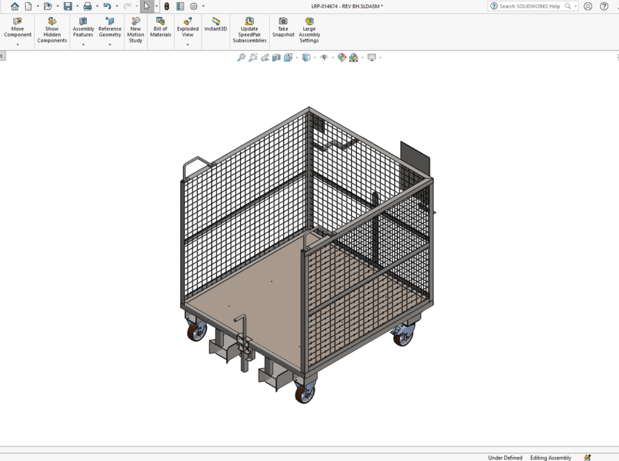 Stillage design and engineering at Lowe Stillages & Cages