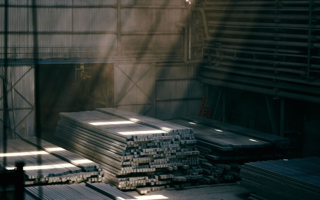 Steel arrives