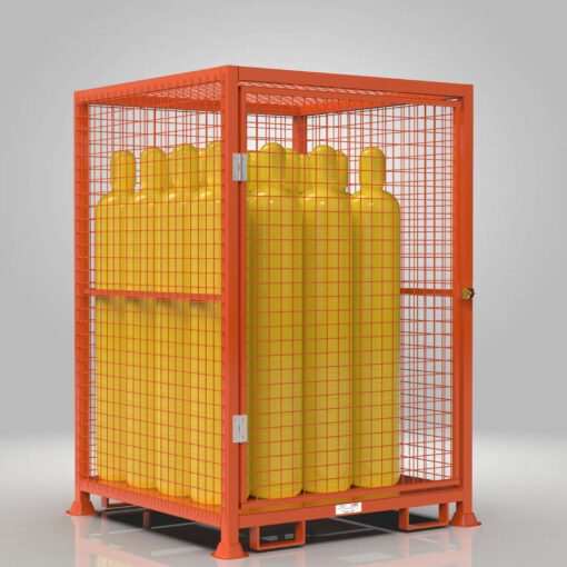 CE / UKCA Certified Gas Bottle Safety Cage | Lowe